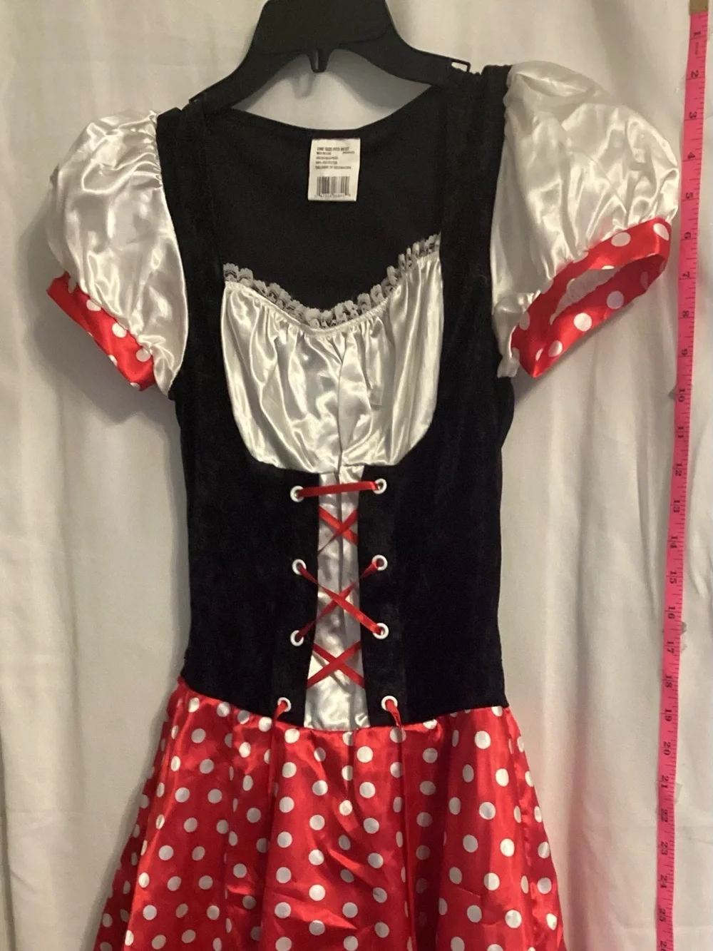 Adult Minnie Mouse Inspired Costume Dress Dress Polka Dot Crinoline Underskirt